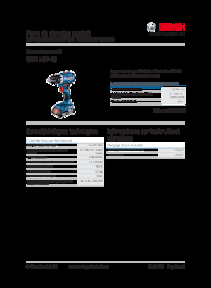 Vezetéknélküli fúrók és csavarbehajtók Bosch GSR 18V-45