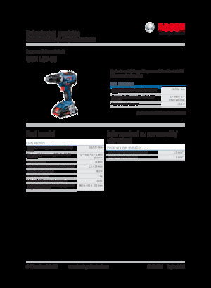 Vezetéknélküli fúrók és csavarbehajtók Bosch GSR 18V-55