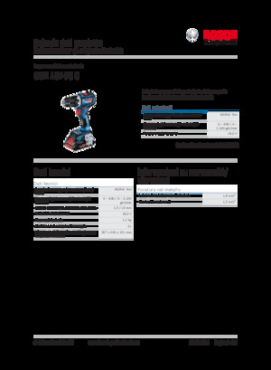 Vezetéknélküli fúrók és csavarbehajtók Bosch GSR 18V-90 C