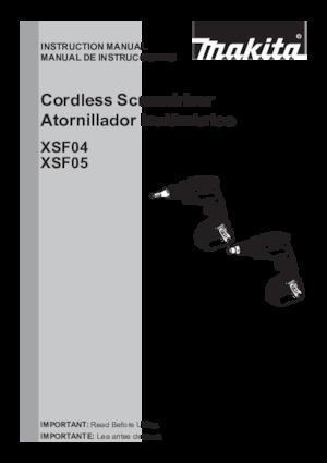 Vezetéknélküli fúrók és csavarbehajtók Makita XSF05Z
