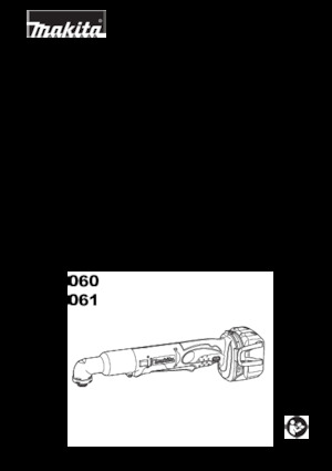 Vezetéknélküli ütvecsavarozók és csavarkulcsok Makita DTL061 