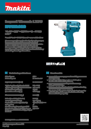 Vezetéknélküli ütvecsavarozók és csavarkulcsok Makita DTWA100