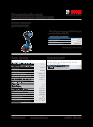 Vezetéknélküli ütvecsavarozók és csavarkulcsok Bosch GDR 18V-210 C