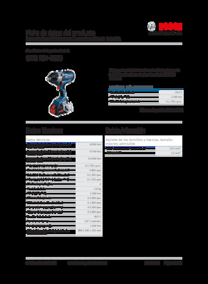 Vezetéknélküli ütvecsavarozók és csavarkulcsok Bosch GDS 18V-1000