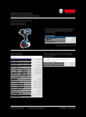 Vezetéknélküli ütvecsavarozók és csavarkulcsok Bosch GDS 18V-1000