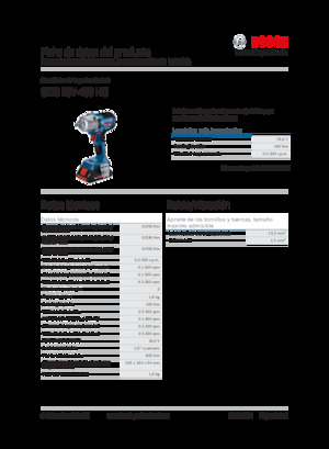 Vezetéknélküli ütvecsavarozók és csavarkulcsok Bosch GDS 18V-450 HC