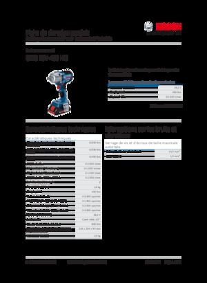 Vezetéknélküli ütvecsavarozók és csavarkulcsok Bosch GDS 18V-450 HC