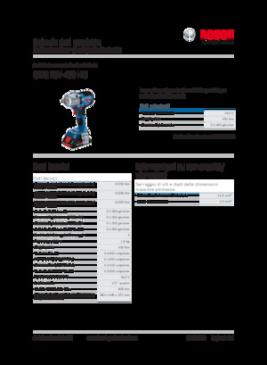 Vezetéknélküli ütvecsavarozók és csavarkulcsok Bosch GDS 18V-450 HC
