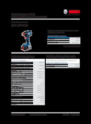 Vezetéknélküli ütvecsavarozók és csavarkulcsok Bosch GDX 18V-210 C
