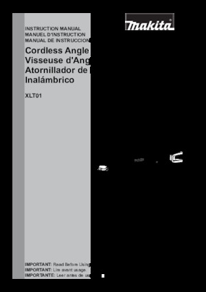 Vezetéknélküli ütvecsavarozók és csavarkulcsok Makita XLT01 