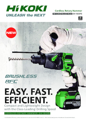 Vezetéknélküli fúrókalapácsok HiKOKI DH18DPB