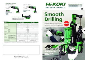 Vezetéknélküli fúrókalapácsok HiKOKI DH36DPE