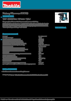 Vezetéknélküli fúrókalapácsok Makita DHR171Z