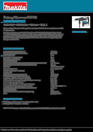 Vezetéknélküli fúrókalapácsok Makita DHR400ZKUN