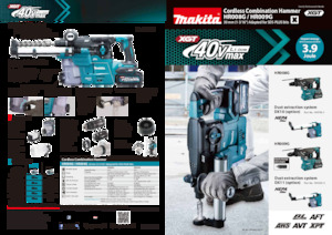 Vezetéknélküli fúrókalapácsok Makita HR009G