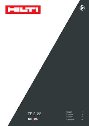 Vezetéknélküli fúrókalapácsok Hilti TE 2-22