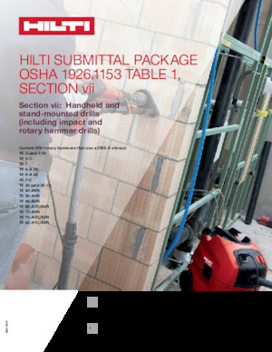 Vezetéknélküli fúrókalapácsok Hilti TE 6-A36 