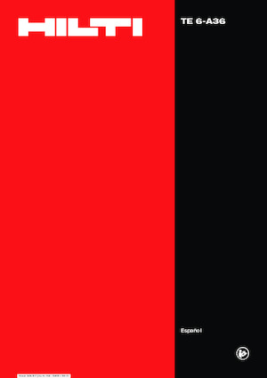 Vezetéknélküli fúrókalapácsok Hilti TE 6-A36 