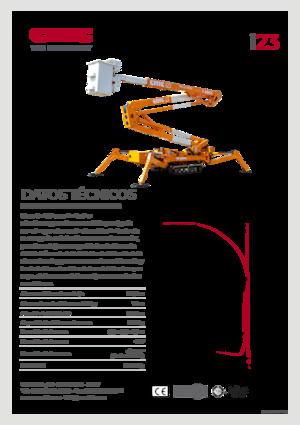 Lánctalpas töretőgémes munkaállványok CMC i23