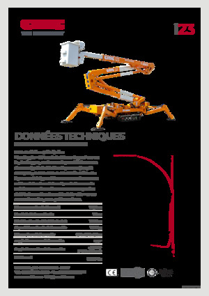 Lánctalpas töretőgémes munkaállványok CMC i23