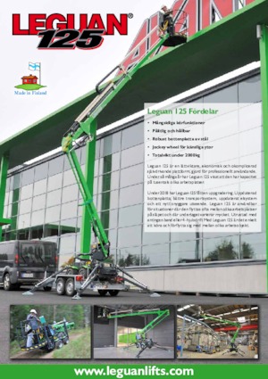 Lánctalpas töretőgémes munkaállványok Avant Tecno Leguan 125M2