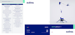 Lánctalpas töretőgémes munkaállványok Oil & Steel Octoplus 17