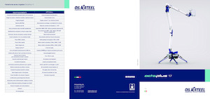 Lánctalpas töretőgémes munkaállványok Oil & Steel Octoplus 17