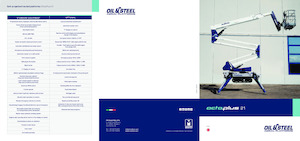 Lánctalpas töretőgémes munkaállványok Oil & Steel Octoplus 21
