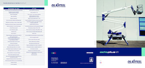 Lánctalpas töretőgémes munkaállványok Oil & Steel Octoplus 21