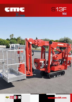 Lánctalpas töretőgémes munkaállványok CMC S13F