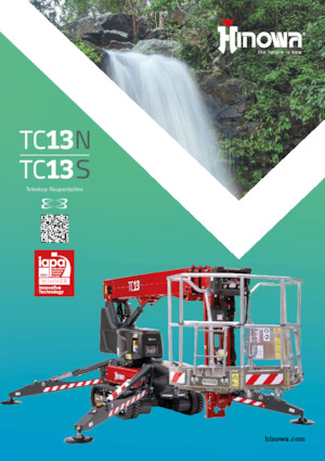 Lánctalpas töretőgémes munkaállványok Hinowa TeleCrawler 13S