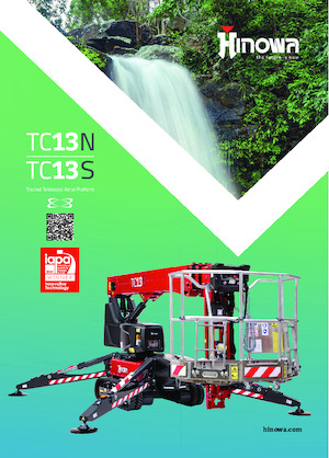 Lánctalpas töretőgémes munkaállványok Hinowa TeleCrawler 13S