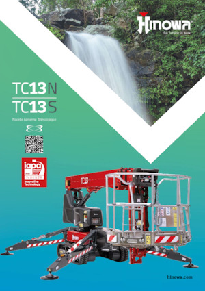 Lánctalpas töretőgémes munkaállványok Hinowa TeleCrawler 13S