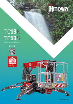 Lánctalpas töretőgémes munkaállványok Hinowa TeleCrawler 13S