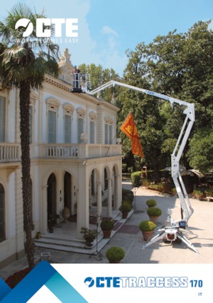 Lánctalpas töretőgémes munkaállványok CTE Traccess 170 E