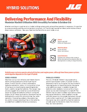 Lánctalpas töretőgémes munkaállványok JLG X600AJ