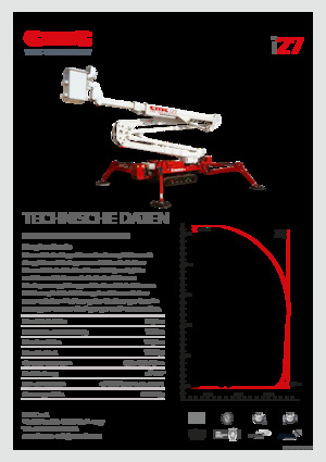Lánctalpas töretőgémes munkaállványok CMC i27