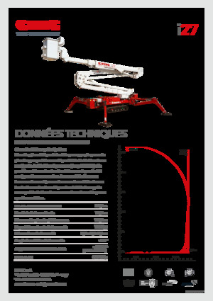 Lánctalpas töretőgémes munkaállványok CMC i27