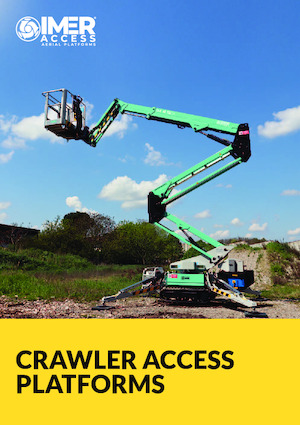 Lánctalpas töretőgémes munkaállványok Imer IM R 15 DA