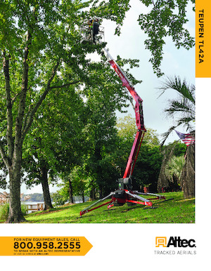 Lánctalpas töretőgémes munkaállványok TEUPEN TL42A