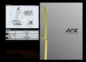 Lánctalpas daruk - rácsos gém Hitachi Sumitomo 650TLX