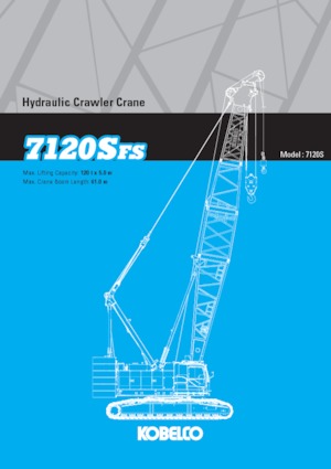 Lánctalpas daruk - rácsos gém Kobelco 7120SFS