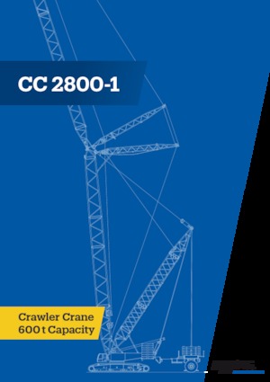 Lánctalpas daruk - rácsos gém Demag CC 2800-1