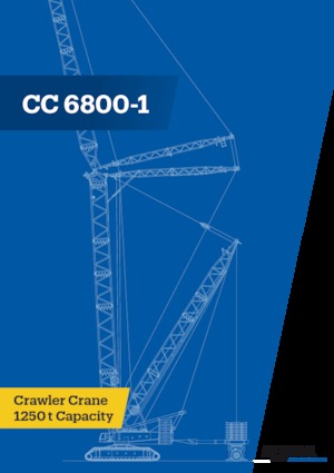 Lánctalpas daruk - rácsos gém Demag CC 6800-1