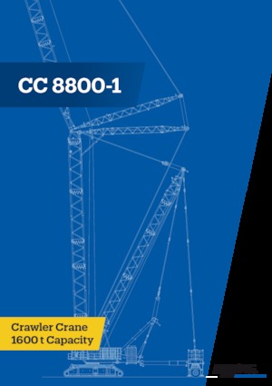 Lánctalpas daruk - rácsos gém Demag CC 8800-1