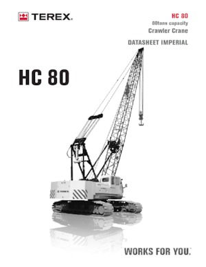 Lánctalpas daruk - rácsos gém TEREX CRANES HC 80