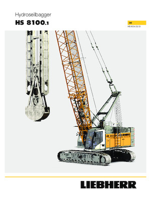Lánctalpas daruk - rácsos gém Liebherr HS 8100.1 