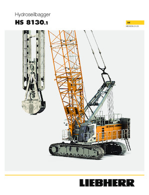 Lánctalpas daruk - rácsos gém Liebherr HS 8130.1