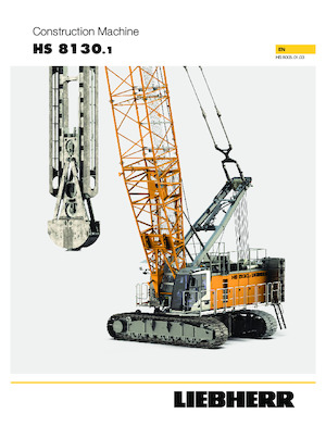 Lánctalpas daruk - rácsos gém Liebherr HS 8130.1
