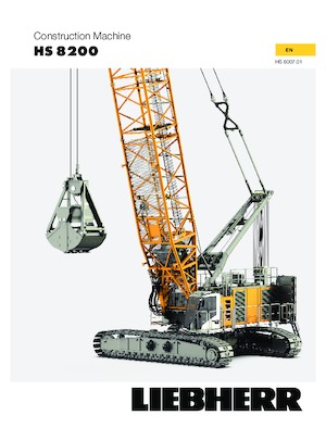 Lánctalpas daruk - rácsos gém Liebherr HS 8200